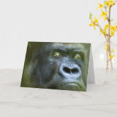 Carte Wild Eyes - Silverback ArtCard (Fleur jaune)