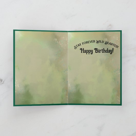 Carte Wild Hearted Unicorn (Intérieur)