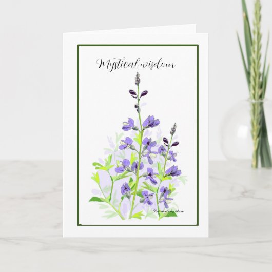 Carte Wild Indigo (Devant)