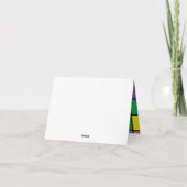 Carte Wild One 1er anniversaire de fête Safari (Dos)