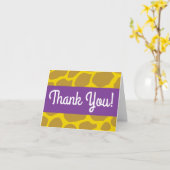 Carte Wild One Safari 1ère fête d'anniversaire Enfants (Fleur jaune)