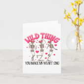 Carte Wild Thing Tu fais chanter mon cœur (Fleur jaune)