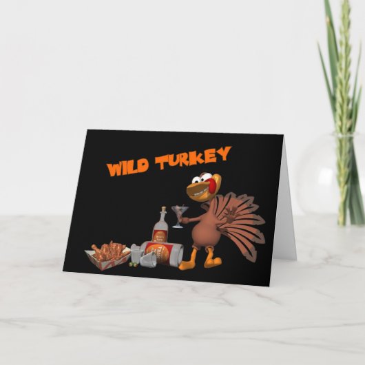 Carte Wild Turkey (Devant)