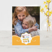Carte Wild Wacky Merveilleux Grands Cadeaux Soeurs (Fleur jaune)