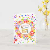 Carte Wild Wacky Merveilleux Grands Cadeaux Soeurs (Fleur jaune)