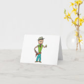 Carte Wild West Sheriff (Fleur jaune)