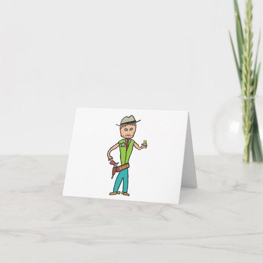 Carte Wild West Sheriff (Devant)