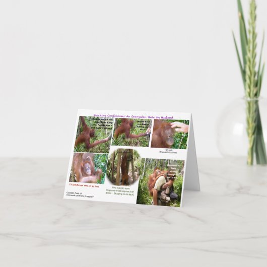 Carte Wildlife Romantic Humor (Devant)