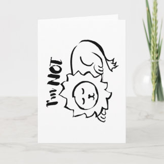 Carte Wildly Punny — I’m Not Lion Minimalist Lion Art