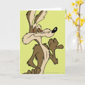 Carte WILE E. COYOTE™ Fier d'apparence (Fleur jaune)