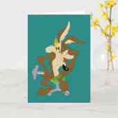 Carte WILE E. COYOTE™ Planning (Fleur jaune)