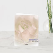 Carte Will Marry Me Card Ivory Rose (Dos)