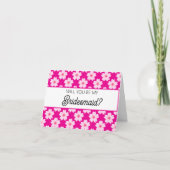 Carte Will you be my Bridesmaid proposal card (Devant)