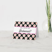 Carte Will you be my Bridesmaid proposal card (Devant)