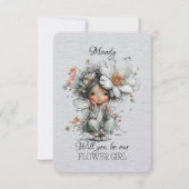 Carte Will You Be My Flower Girl (Devant)