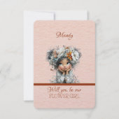 Carte Will You Be My Flower Girl (Devant)