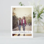 Carte Will You Be My Junior Bridesmaid Photo Proposal (Debout devant)