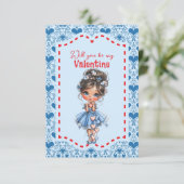 Carte Will You Be My Valentine Teen  (Debout devant)