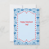 Carte Will You Be My Valentine Teen  (Dos)