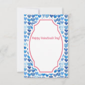 Carte Will You Be My Valentine Teen  (Dos)