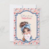 Carte Will You Be My Valentine Teen (Devant)