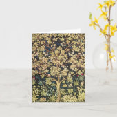Carte William Morris Arbre De Vie (Fleur jaune)