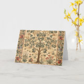 Carte William Morris Arbre De Vie (Fleur jaune)
