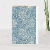 Carte William Morris - Art Nouveau Blue Marigold (Dos)