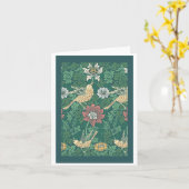 Carte William Morris 'Bird and Anemone Chintz' (Fleur jaune)
