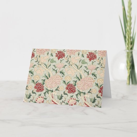 Carte William Morris Cray Floral (Devant)