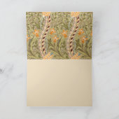 Carte William Morris Daffodil Garden Flower Classic Bota (Intérieur)