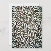 Carte William Morris design, Willow Bough (Devant)