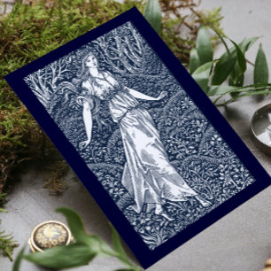 Carte William Morris Lady