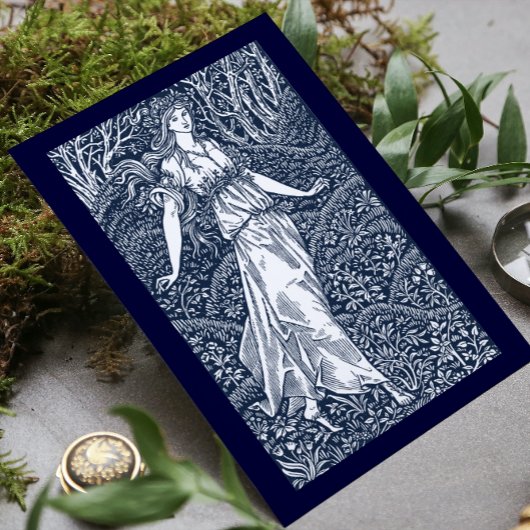 Carte William Morris Lady