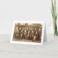 William Morris, photographié avec le personnel