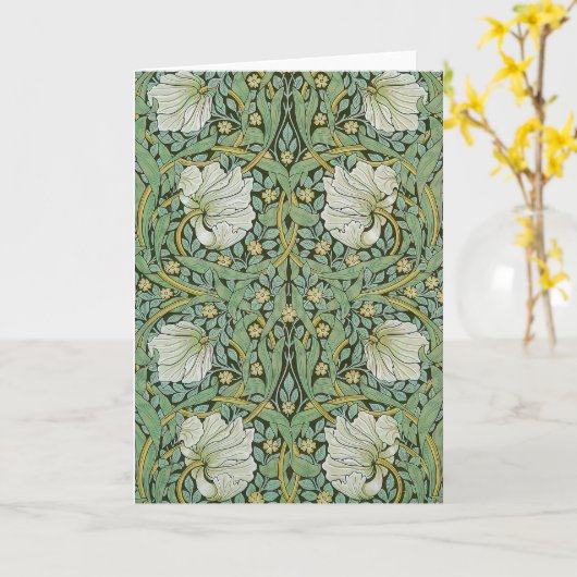 Carte William Morris - Pimpernel (Fleur jaune)