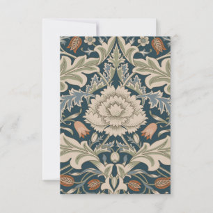 Carte William Morris Severn Floral Garden Flower Classic