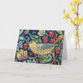 Carte William Morris - Thief aux fraises (Fleur jaune)