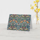 Carte William Morris - Thief aux fraises (Fleur jaune)