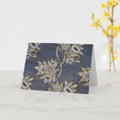 Carte William Morris Tulip et Willow Floral (Fleur jaune)