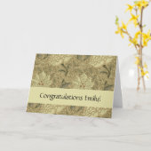 Carte William Morris Windrush Motif de fond d'écran (Fleur jaune)