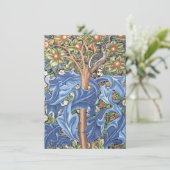 Carte William Morris Woodpecker Tapestry (Debout devant)