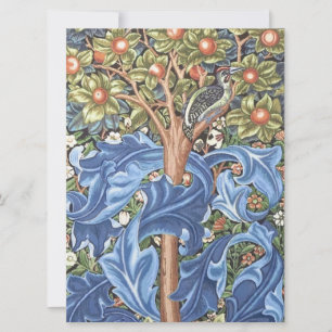 Carte William Morris Woodpecker Tapestry