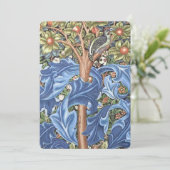 Carte William Morris Woodpecker Tapestry (Debout devant)