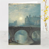 Carte William Turner Château d'Alnwick (Fleur jaune)