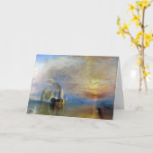 Carte William Turner - Le Temeraire de combat (Fleur jaune)
