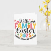 Carte Williams Easter Family Matching (Fleur jaune)