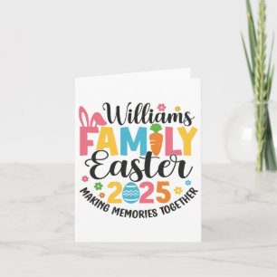 Carte Williams Easter Family Matching