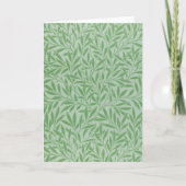 Carte Willow Motif, William Morris (Devant)