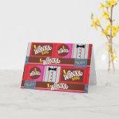 Carte Willy Wonka Motif (Fleur jaune)